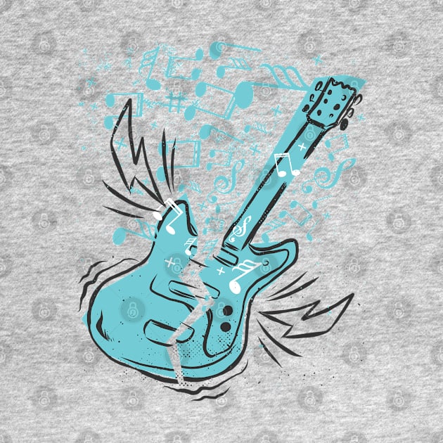 Guitar Musical Notes by MajorCompany